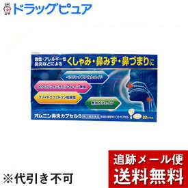 【第(2)類医薬品】【☆】【あす楽12時まで】【メール便で送料無料でお届け】オール薬品工業株式会社　オムニン鼻炎カプセルS　32カプセル入＜くしゃみ・鼻水・鼻づまりに＞【濫用】【6日分】【濫小】