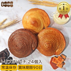 パン 詰め合わせ リッチデニッシュ トリプルリッチ 24個入り 賞味期限90日 ロングライフパン 備蓄 常温保存 長期保存 日持ち 長持ち 送料無料 パン詰め合わせ