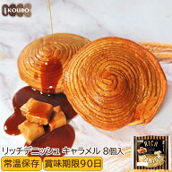 パン 詰め合わせ リッチデニッシュ キャラメル 8個入り ロングライフパン 常温保存 長期保存 日持ち 長持…
