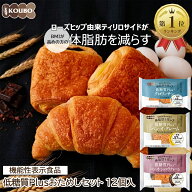 【7/19(日)20:00～クーポン利用で2,560円】【体脂肪を減らす】低糖質パン 低糖質Plus おためしセット 12…
