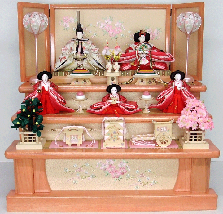 【新品】雛人形 北寿 桐製 ピンク 刺繍 桜柄 節句 ひな祭り 収納 新品】雛人形 北寿 桐製 ピンク 刺繍 桜柄 節句 ひな祭り 収納 楽天