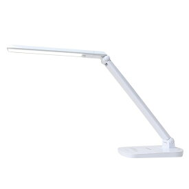 GUANYA 冠雅 LA-F358 LED デスクライト タッチセンサー 調色4パターン＋無段階調光 3800K 8W 多角度アーム＆セード可動 ホワイト led 台灯