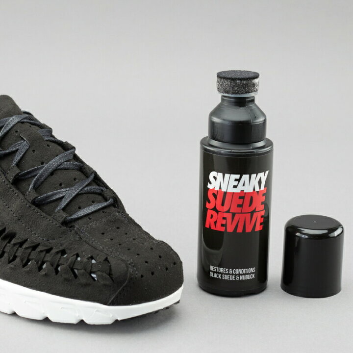 楽天市場 Sneaky スニーキー スエードリバイブ 100ml ヌバック スエード靴 スニーカー 色落ち 手入れ 黒色スエード専用 補色剤 シューズケア シューケア スニーカーケア モニカモニカ 楽天市場店