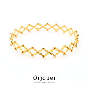 Orjouer - オルジュール Au916刻印 ゴールド マジックリング・ブレスレット リング〜ブレスレット 変形 K22相当 金22 ピュアゴールド ハンドメイド ジュエリー G22