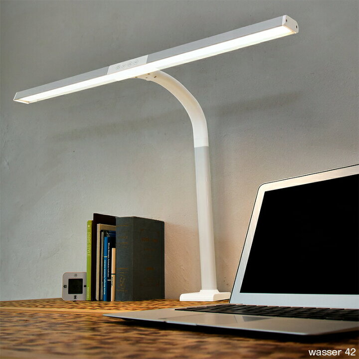 楽天市場】wasser デスクライト LED T型 クランプ式ライト デスク  