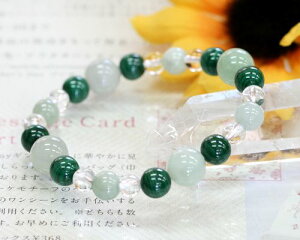 パワーストーン ブレスレット マラカイト 翡翠 ブレスレット ヒスイ 水晶 クリスタル 本翡翠 ブレスレット ブレス 翡翠 ジェタイド 天然石 パワーストーン 【 送料無料 】