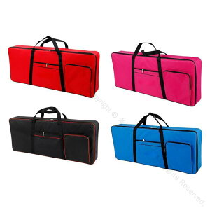 61キーボードケースバックパックストラップ付きキーボードバッグポータブル濃縮電動ピアノキーボードギグバッグ40.16x16.54x1.97インチ軽量耐久性抜群持ち運び便利収納力高い