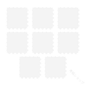 8個セット アイスホッケートレーニングボード PETG製 ドライランド専用 アイスホッケートレーニング機器 ホーム練習用 高耐久素材で滑らかな動きを実現