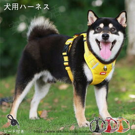 犬 ハーネス 小型犬 中型犬 大型犬 おしゃれ かわいい 脱げない 柴犬 ロック ハンドル ペット 散歩 補助 優れた耐久性 迷子防止 小型犬 中型犬 大型犬カラフル・ベーシック ショルダーリードセット
