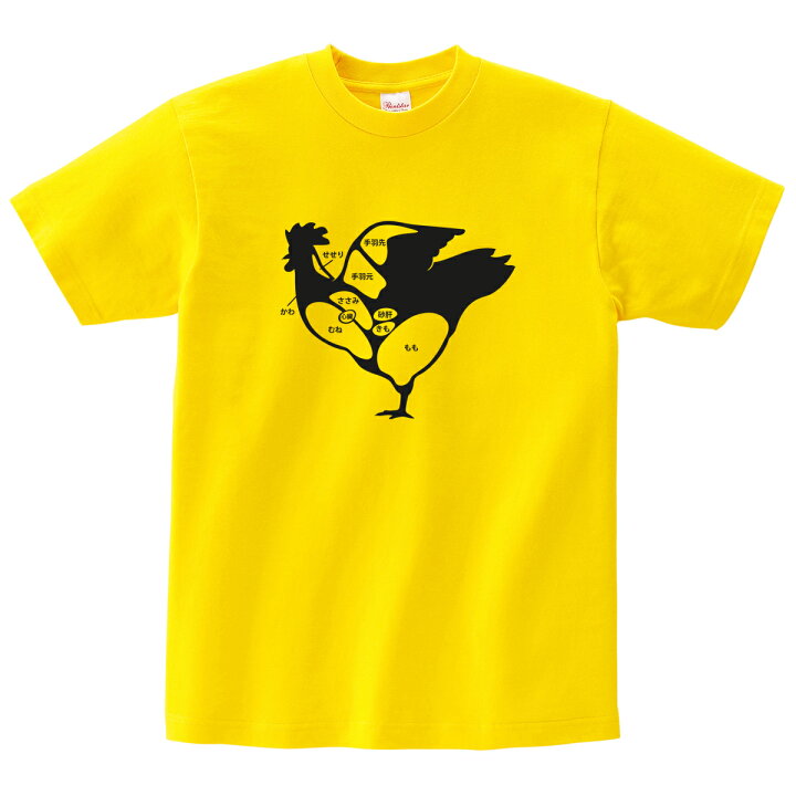 楽天市場 Koufukuya 鶏肉部位イラストtシャツ 男女兼用 オールシーズン 綿100 全4色 140cm 160cm S Xl お肉の部位シリーズ Am64 送料込 送料無料 おもしろtシャツ プレゼント幸服屋 楽天市場 Koufukuya 鶏肉部位イラストtシャツ 男女兼用 オールシーズン 綿100 全4色 140cm 160cm S Xl お肉の部位シリーズ Am64 送料込 送料無料 おもしろtシャツ プレゼント幸服屋