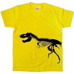 T-REX 手描き恐竜ボーンTシャツ 「ティラノサウルス」ハロウィンの衣装にも! am20K KOUFUKUYAブランド 送料込 送料無料