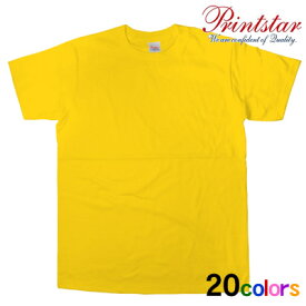 エントリーでP10倍_5/9(木)20時～ 無地半袖Tシャツ Printstar（プリントスター） シンプルTシャツ 　muji-ht03 送料込 送料無料