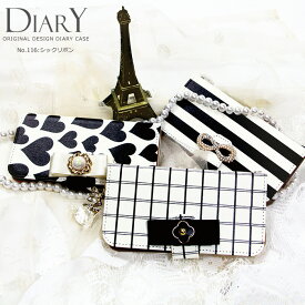 スマホケース手帳型 全機種対応 スマホケース iPhone17 iPhone 16e pixel9a aquos sense9 arrows We2 galaxy a25 デザイン デコ ラブシックリボン スマホカバー 携帯ケース ベルトなし 手帳 ケース カバー ストラップホルダー