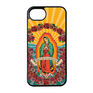 X}zP[X wʃKX iPhone 17 iPhone 16e SE 3 op[P[X KX MagSafe }Olbg iPhone15 SE 2 fUC OA_[y̐ Our Lady of Guadalupe }A tA fB
