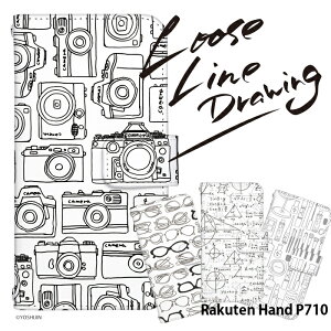 �X�}�z�P�[�X Rakuten Hand �蒠�^ �P�[�X P710 �y�V�n���h �J�o�[ �f�U�C�� yoshijin �菑�� ��邢 �X�g���b�v�z���_�[