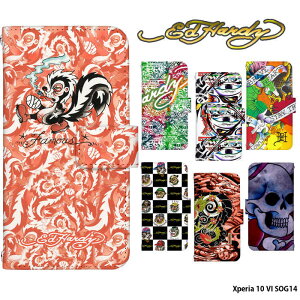 Ghn[fB[ X}zP[X Xperia 10 VI SOG14 P[X 蒠^ GNXyA10vi xperia10vi Jo[ fUC Ed Hardy Ki ^gD[ h
