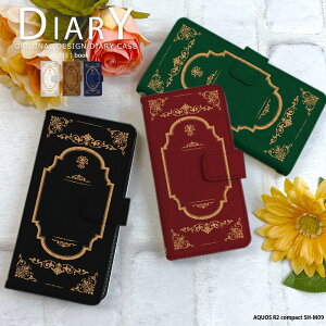 �X�}�z�P�[�X AQUOS R2 compact SH-M09 �蒠�^ �P�[�X �A�N�I�X r2 �R���p�N�g �J�o�[ �f�U�C�� book �{ �{�^ ���b �G�� �킩���� �m��