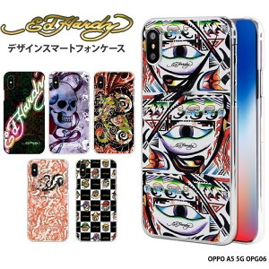 OPPO A5 5G OPG06 �P�[�X �I�b�|a55g �J�o�[ �N���A �n�[�h �f�U�C�� �G�h�n�[�f�B�[ ED HARDY ���K�i