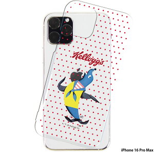 iPhone 16 Pro Max �P�[�X �N���A �X�}�z�P�[�X �A�C�t�H��16�v���}�b�N�X �J�o�[ �X�}�z �f�U�C�� �P���b�O ���F kellogg �g�j�[ �s�[�^�[ �X�}�b�L�[ �R�R �g�j�[ 3.�X�}�b�L�[(RE.Dot)