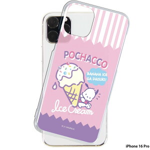 iPhone 16 Pro �P�[�X �N���A �X�}�z�P�[�X �A�C�t�H��16�v�� �J�o�[ �X�}�z �f�U�C�� �|�`���b�R �O�b�Y �T�����I SANRIO 9.�A�C�X�N���[��