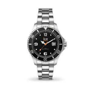 rv ACX EHb` ACXEHb` ICE WATCH 35mm ICE steel ACX XeB[ 017323 Small X[ Y jZbNX XeX Black silver ubN Vo[ 3H j  Mtg v[