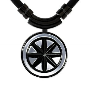 BANDEL �o���f�� �w���X�P�A �l�b�N���X Healthcare Necklace Earth Cosmic Edition �R�Y�~�b�N�G�f�B�V���� 47cm All Black×Silver �u���b�N �V���o�[ �����Y ���f�B�[�X ���j�Z�b�N�X �j�� ���� �M�t�g �v���[