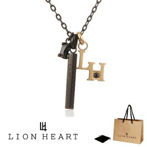 �l�b�N���X ���C�I���n�[�g LION HEART �y���_���g �l�b�N���X LHMN001 LHMN001N �T�[�W�J�� �X�e�����X �g���v���`���[�� ���S ���`�[�t �����Y �u���b�N �J���[ �j�� �M�t�g �v���[���g �������� 