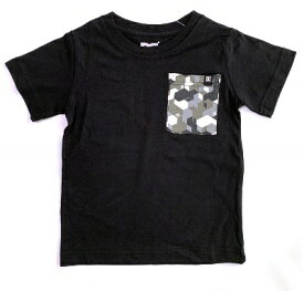 新品 DCSHOES DC ディーシーシュー Tシャツ ティーシャツ ポケット 半袖 100 110 120 130 140 150 サイズ ブラック 黒 キッズ 子供 メンズ レディース ユニセックス