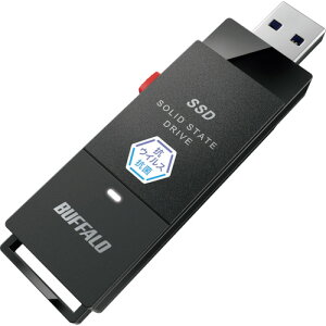 obt@[ BUFFALO RECXERۃ|[^uSSD USB3.2iGen1j Type-A XeBbN^ 1TB ubN (1) iԁFSSD-PUTVB1.0U3-B