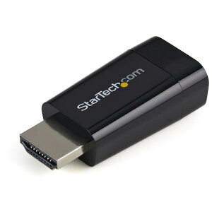 StarTech X^[ebN fBXvCA_v^[/HDMI - VGA/1080p/^/I[fBIȂ (1) iԁFHD2VGAMICRO