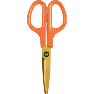 プラス PLUS ハサミ(クラフト向け)34554)ハサミ フィットカットカーブ 洗えるチタン SC-175STW キャロットオレンジ (1本) 品番:SC-175STW OR