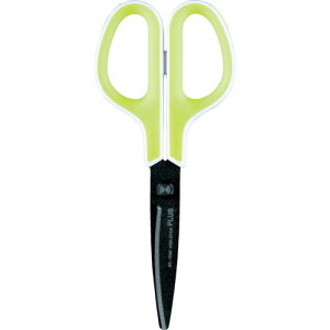 プラス PLUS ハサミ(クラフト向け)34545)フィットカットカーブ SC-175SF 白×緑 (1本) 品番:SC-175SF WH/G