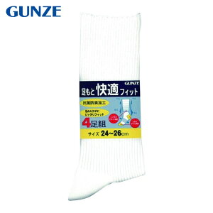 �O���[ GUNZE �����Ɖ��K�t�B�b�g4���g�\�b�N�X25�z���C�g (1�g) 04094-25-025