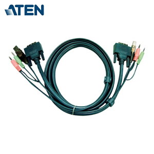 ATEN 2L-7D02U DVI KVM�P�[�u�� 1.8m (1�{)
