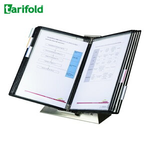 tarifold �^���t�H�[���h �f���p�R�ۃt�@�C���X�^���h(�X�e�����X) �X�^���h�^�C�v A4×10 (1��) 434807
