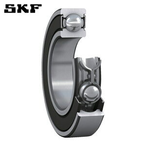 ���{�G�X�P�C�G�t SKF �P��[�a�ʎ��� ���󗼒[�ڐG�V�[�� C3�����܁i�����ܑ�j ���a12mmX�O�a28mmX��8mm (1��) �i�ԁF6001-2RSH/C3