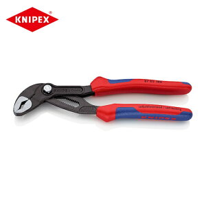 KNIPEX �N�j�y�b�N�X �E�H�[�^�[�|���v�v���C���[ �R�u�� �R���t�H�[�g�n���h�� 180mm (1��) �i�ԁF8702-180
