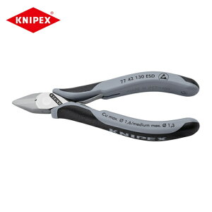 KNIPEX �N�j�y�b�N�X 7742-130ESD �����p�j�b�p�[ �Ód�C�΍�^�C�v 130mm (1��)