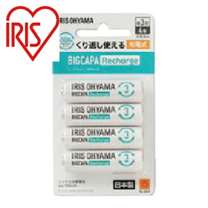 �A�C���X�I�[���} IRIS 578036 �r�b�N�L���p ���`���[�W �P3�`�j�b�P�����f�d�r 4�{�p�b�N (1Pk) �i�ԁFBCR-R3MH/4B