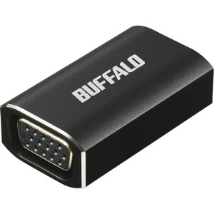 �o�b�t�@���[ BUFFALO HDMI to VGA�ϊ��A�_�v�^�[ �u���b�N (1��) �i�ԁFBHDVGADBK