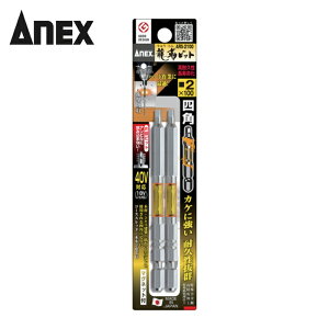 �A�l�b�N�X Anex �h���C�o�[�r�b�g�i�g�[�V�����^�C�v�j ���x�r�b�g �Г�����2×�S��100mm �� �i2�{���j (1Pk) �i�ԁFARS-2100