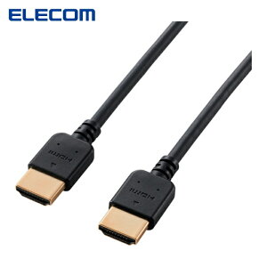 �G���R�� ELECOM HIGH SPEED HDMI�P�[�u���i���炩�j 1.0m (1�{) �i�ԁFDH-HD14EY10BK