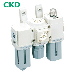 CKD C1000-8-W-F1 FRL���j�b�g F.R.L�R���r�l�[�V���� �W�����F�V���[�Y Rc1/4 �t�B���^�E�蓮�t�I�[�g�h���� (1S)