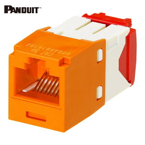 �p���h�E�C�b�g PANDUIT CJ5E88TGOR �J�e�S��5E RJ45���W�����[�W���b�N UTP TG�^�C�v �I�����W CJ5E88TGOR (1��)