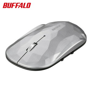 �o�b�t�@���[ BUFFALO ���^ 5�{�^�� Bluetooth BlueLED�}�E�X �W�I���g���[ �V���o�[ (1��) �i�ԁFBSMBB530GSV