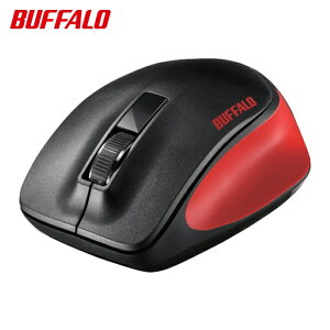 �o�b�t�@���[ BUFFALO ���� BlueLED 3�{�^�� �v���~�A���t�B�b�g�}�E�X ���b�h (1��) �i�ԁFBSMBW300MRD