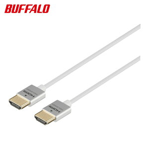 �o�b�t�@���[ HDMI�P�[�u�� �X�����^�C�v 2m �z���C�g (1��) BSHD3S20WH
