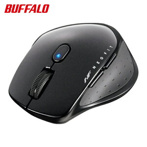 �o�b�t�@���[ BUFFALO ���� BlueLED 5�{�^�� NEOFIT�}�E�X S�T�C�Y �u���b�N (1��) �i�ԁFBSMBW510SBK