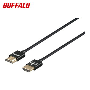 �o�b�t�@���[ �C�[�T�l�b�g�Ή� HIGH SPEED HDMI�P�[�u�� �X�����^�C�v 1.5m �u���b�N (1��) BSHD3S15BK