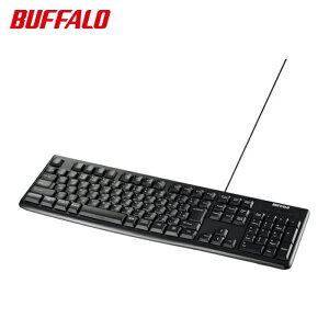 �o�b�t�@���[ BUFFALO USB�ڑ� �L���X�^���_�[�h�L�[�{�[�h �u���b�N (1��) �i�ԁFBSKBU100BK